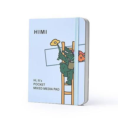 HIMI Art Pocket Sketchbook, 3.86 x 5.28 inch Portable Hardcover Sketch Pad for Gouache, Acrylic, Watercolor & Drawing, Travel-Friendly Artist Notebook with Durable Binding