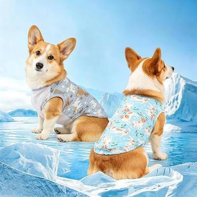 2Pack Dog Cooling Shirt, Breathable Dog Shirt for Dogs, Sun Protection Dog Cooling Vest, Lightweight Soft Tank Top Sleeveless Summer Dogs Clothes