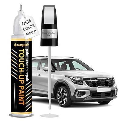 Glacial White Pearl GWP Touch up Paint for KIA OEM Color Match Car Scratch Repair Kit for Nicks & Chips Scratches Quick & Easy Paint Fix 2-In-1 Car Scratch Remover Pen