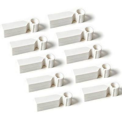 Plant Tags GVKES 200PCS, Thick Waterproof Plant Labels, Weather Resistant Tree Tags Garden Markers for Indoor Outdoor Gardening, Potted Plants, Vegetables, Greenhouse(White)