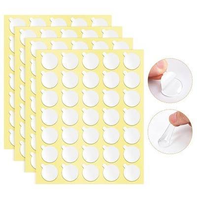 Sticky Dots Double Sided, 140 PCS 0.79" X 0.04" | Clear Removable Adhesive Dot for Posters Crafts Balloons Photos Party Decorations, Easy Release, Water Resistant, No Trace