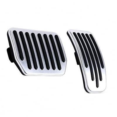 Pedal Pad for Tesla Model 3 Highland 2024-2026 & Model Y Juniper 2025-2026 | Fits Model 3/Y 2016-2026,Aluminum Pedal Covers, Anti-Slip Replacement Accessories,Brake and Accelerator Pedals