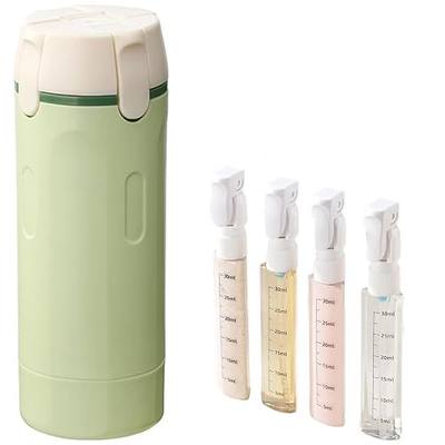 4-in-1 Travel Size Toiletries Set, 4OZ Leak Proof Cosmetic Containers, Portable TSA Approved Traveling Size Bottles for Shampoo, Lotion, Toiletries Travel Essentials Bottles