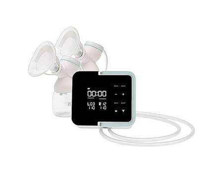 Zomee Mother's Nature™ H1 Hospital Grade Breast Pump, Double Electric Dual Motor, Independent Control Suction & Speed, 3 Modes, 12 Levels, Biomimicking Technology, 300mmHg, 2 Flange Sizes, 6oz Bottles
