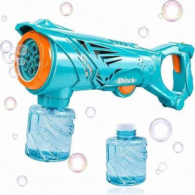 Automatic Bubble Gun, with Bottle Bubble Refill Bubble Solution, Automatic Bubble Machine Gun, Freestanding Blower Bubble Machine Blaster, Outdoor Toys Summer Birthday Gift, 2000 Bubbles Per Minute