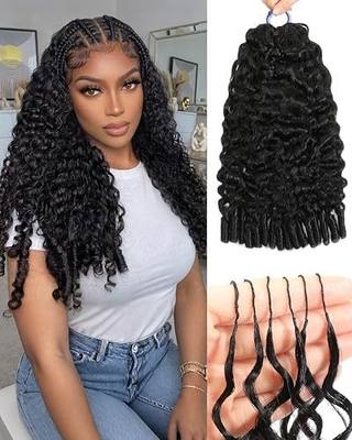 120g Burmese Curly Miracle Knots Feather Crochet Human Hair 20 Inch | 95-100 Strands Pack 3C 4A Water Curly Hair Extensions Invisible Knotless Pre-Separated,Reusable,Breathable,Soft No Shedding