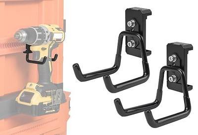 RUKUHOT 2 Pcs Heavy-Duty Storage Hooks Compatible with Klein MODbox Toolbox, Utility Rail Hooks for Holding Power Drills, Extension Cords, Ropes,and Hoses