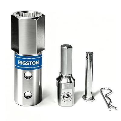 Upgraded Trailer Jack Drill Adapter,Compatible with 1/2 Inch Jack Drive Shaft,Stainless Steel (Small)
