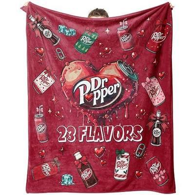 23 Flavors Soda Blanket, Fans Gifts for Soda, 50'' x 60'' | Soda Stuff for Girl, Blankets Throws Lightweight Soft Flannel, 50'' x 60''