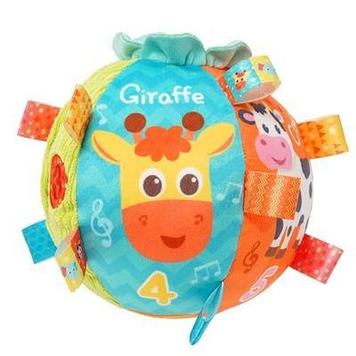Koty Baby Musical Crawling Ball with 7 Sounds & Songs, Toys for 1 Year Old Boys & Girls, Baby Toys 6-12+ Months,Farm Animal Theme, Soft Plush, Gift for Toddlers 6-12+ Months