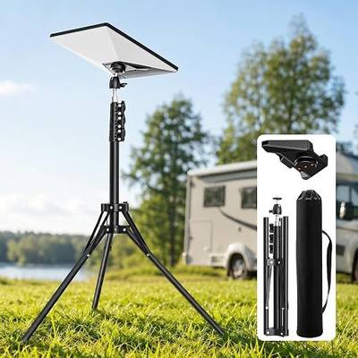 Starlink Mini Tripod Mount with Adapter,Featuring Adjustable Height and 360° Angle Adjustment, Tripod mounting kit,Compatible with Starlink Mini Satellites. Ideal for Camping and RV Travel.