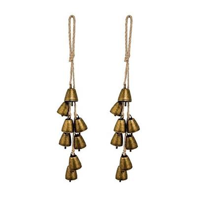 Witch Bells for Door Knob Protection, Halloween Brass Chime