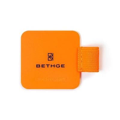 LEUCHTTURM1917 Self Adhesive Pen Loop Elastic Pen Holder Luminous Edition (Luminous Orange)