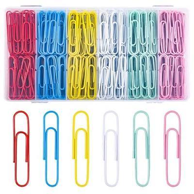 360pcs Jumbo Paper Clips Colorful Large Paperclips 2inch | Bright colors Office Supplies