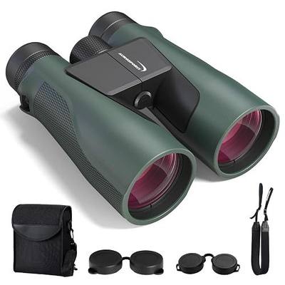 15x56 Binoculars for Adults High Powered - Aurosports Professional BAK4 FMC Optics for Bird Watching, Stargazing, Hunting, Travel & Cruise - 22mm Large Eyepiece for Wide View & Eye Comfort - Green