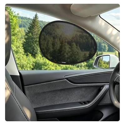 2 Pack Car Side Window Sun Shades, Static Cling Driver Side Window Shade | Upgrade Car Window Shades for Baby, Sun Blocker for Glare and Sun Protection, Clear Visibility, 15.7 × 11.4 inches