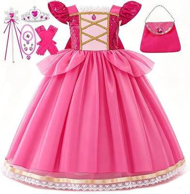 Girls Princess Dress Ball Gown Kids Party Costume Sets Halloween Costume