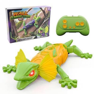 RC Wall Climbing Toy Lizard, Rechargeable Remote Control Robot for Kids,RC Wall Crawler Remote Control Car Birthday Gifts for Boys & Girls