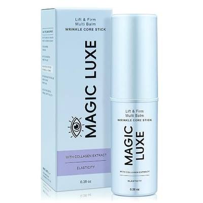 Magic Luxe Korean Under Eye Balm Stick, Luxe Under Eye Balm & Luxe Eye Cream Alternative, Hydrating Smoothing Multi Balm for Dark Circles, Puffiness & Fine Lines 0.38 Oz (Luxe Stick-1PCS)