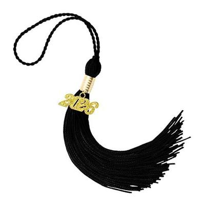 2026 Tassel Graduation, Black Tassels for Graduation Cap, Class of 2026 Tassel with Golden Charm for Graduations Cap Hat Decorations Accessories Academic Grad Ceremonies Party Favors Supplies