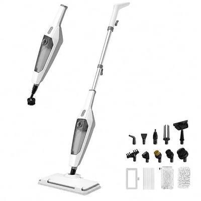 SENMO Steam Mop Cleaner for Home, 14-in-1 Detachable Floor Steamer and Handheld Steamer, 1300W 228°F Steam Mop with 14 Attachments for Hardwood, Tile, Grout, Carpet, Furniture and Walls