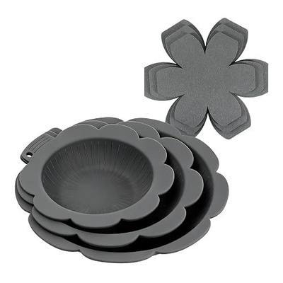 Silicone Pots and Pan Protectors for Stacking(8" 10" 12") pan separators | 3PCS Silicone 3 PCS Felt Pot Separators for Stacking,Avoid Scratching Cookware Protectors,Dishwasher Safe
