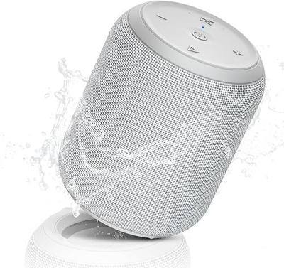 NOTABRICK Bluetooth Speakers, 15W Portable Speakers Bluetooth Wireless V5.0 with Stereo Sound, Active Extra Bass, IPX6 Waterproof Shower Speaker, Double Pairing, for Party, Home Theater, Game Theater