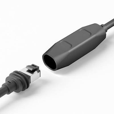 Starlink Cable Coupler for Starlink Gen 3, IP68 Waterproof RJ45 Extension Connector Compatible for Starlink Ethernet Adapter Gen 3/Mini Dish and Router, Plug & Play Cat7 10Gbps Adapter