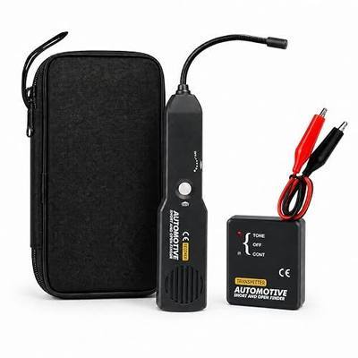 Lumeen Automotive Wire Tracer and Short Circuit Finder, 6-42V DC Circuit Tester, Cable Tracker & Voltage Detector with Receiver, Transmitter, Flexible Probe and Carry Case