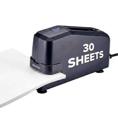 Bostitch Impulse Electric Stapler for Office, Classroom & Home, 30 Sheet Capacity, Fast No-Jam Automatic Stapling, Refill Alert & FastLoad System, Durable Design, Black, 1 Pack