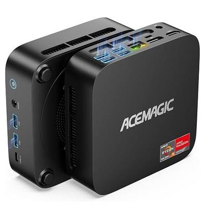 ACEMAGIC K1 Mini PC Windows 11 Pro, AMD Ryzen 5 7530U, 16GB RAM, 512GB SSD | Quiet, Triple 4K Display, Compact, Supports Linux, 6xUSB, Wi-Fi 6, BT 5.2, Home Office, Multitasking & Lightweight Gaming