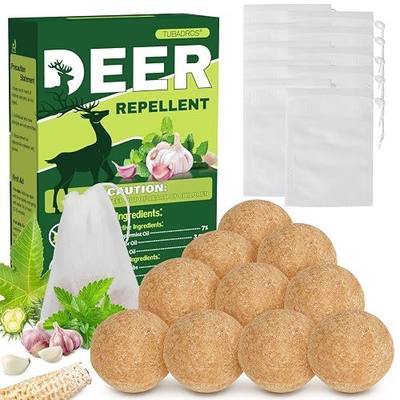 Deer Repellent for Plants for Outdoor Use-10Pack | Deer Deterrent Outdoor for Lawn, Garden Use, Yard, Patio, Deer Repellent for Plants, Long-Lasting Animal Deterrent for Yard