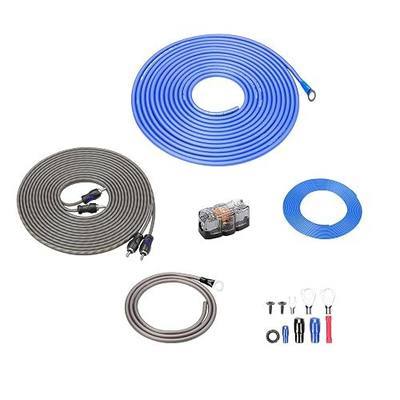 RECOIL RIK10 10 Gauge 2 Channel Amplifier Wiring Kit CCA Power Ground Wire OFC RCA Cable Car Subwoofer