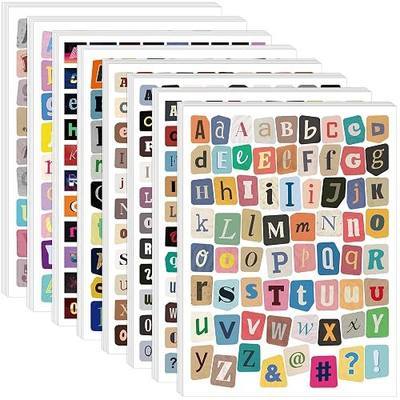 3279Pcs Scrapbook Letter Stickers Ransom Alphabet Stickers for Junk Journal | Magazine Letter Stickers,Vinyl Stickers,Letter Stickers for Scrapbooking,DIY Crafts,Water Bottles,Classroom Rewards 36Sheets