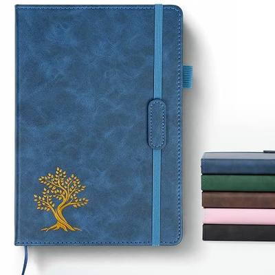 Vintage Hardcover Leather Journal Notebook, A5 Lined Notebook for Business Work School, 224 Pages 100GSM Thick No Bleed Paper, 180° Lay Flay Premium Writing Notebook for Note Taking Daily Diary Travel