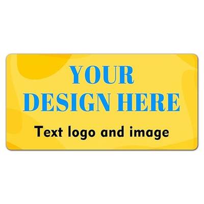 JOVELLO 100-1000 Custom Stickers - Personalized Labels Stickers with Image Logo and Text, Customized Labels for Business, Logo, Office, Parties, etc (Rectangle-2, 2x4 Inch)