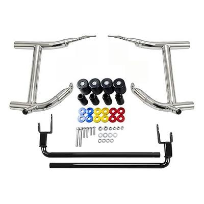 Saddle Bag Guards for 2009-2025 Harley Touring Street Glide Road Glide Road King Electra/Ultra (Chrome)