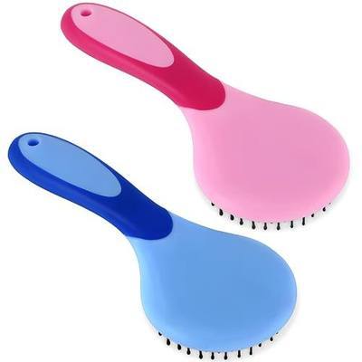 Zhehao 2 Pack Mane and Tail Brush Mane and Tail Horse Bog Brush with Grip Random Color