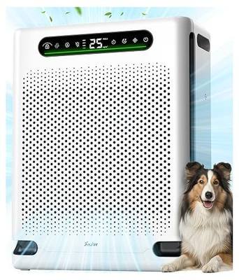 FreAire Air Purifiers for Home Large Room up to 2600 Ft², HEPA Air Purifier with Washable Filter & Real-Time PM2.5 Display, Turbo Mode & 20 dB Sleep Mode, Air Cleaner for Pet Hair Odors Smoke, HAP605