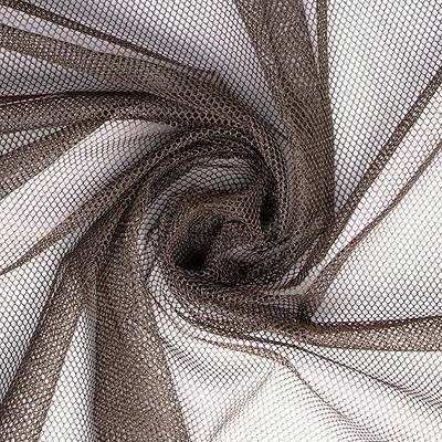 Hyaluronic Acid Weaving Net for Sew-In Weave, Dark Brown, 49 x 37 in | Hyaluronic acid-infused, tear-resistant hair net, breathable and easy to cut and sew, for braiding, extensions and wig making