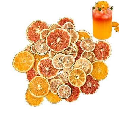 60+ Dried Fruit for Cocktails Drinks, 4.23oz Mixed Dehydrated Citrus Slices | Dehydrated Fruit for Cocktail Garnish, Mocktails, Tea, Baking, Cake Decorating & DIY- Orange, Grapefruit, Lemon & Lime Slices
