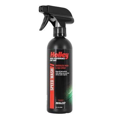 Holley Speed Wash - Waterless Wash & Wax Spray - High-Performance Car Care, Exterior Cleaning Solution with Carnauba Wax - Works on All Surfaces, for All Car Types - 16 oz.