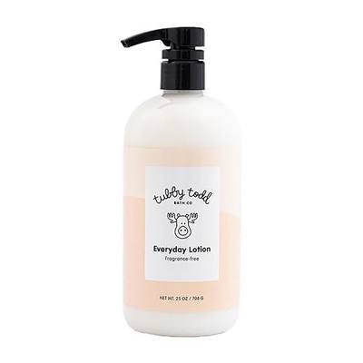 TUBBY TODD Everyday Baby Lotion, Moisturizer for Sensitive Skin | Non-Toxic, Hypoallergenic, Made with Natural Extracts & Plant-Based Ingredients, 25 fl oz, Fragrance Free