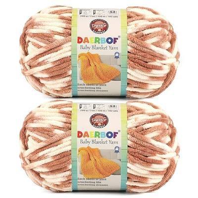 Chunky Chenille Yarn for Crocheting #6 Super Bulky Blanket Yarn | 2 Pack 284 Yds, 14 Oz Thick Crochet Yarn for Crocheting Plush Fluffy Yarn Soft Yarn Knitting Amigurumi, Blanket, Hat