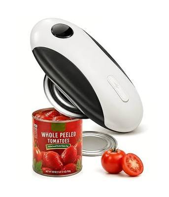 Newise Electric Can Opener, One Touch Automatic Can Openers with Smooth Edge Side Cut, Rechargeable with Magnetic Lid Remover, Hands-Free for Seniors with Arthritis, Kitchen Gadgets Fits Most Cans