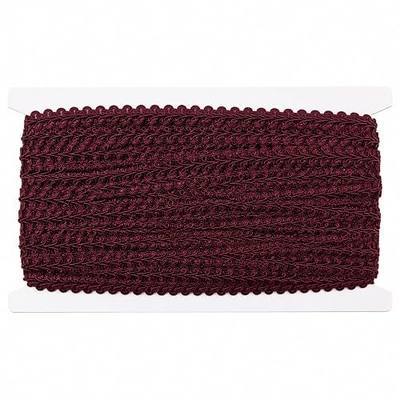 Sedona Designz 1/2” French Braid Gimp Trim – 15 Yards Bolt – Decorative Upholstery & Sewing Trim for Furniture, Curtains, Pillows, Crafts & Home Décor Projects - Burgundy