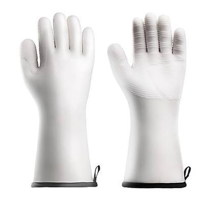 Silicone Gloves for Cooking Grilling, Heat Resistant, Large | Men & Women, No Slip, Waterproof, Indoor & Outdoor
