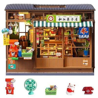 Rolife Japaneses Book Nook DIY Miniature House Kit Nostalgic Tiny Dollhouse