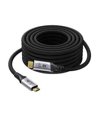Long USB C Cable 16.4FT, 8K@30Hz & 4K@120Hz Video Output 100W PD Fast Charging, 20Gbps Data Transfer, USB C 3.2 Gen 2×2 Cable Compatible with Thunderbolt 4/3, SSD,Display, Monitor,Hub,dispaly Cord