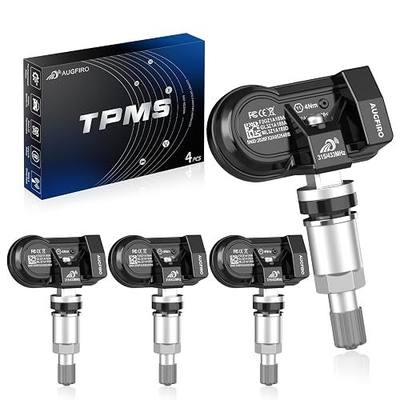 Upgraded Ford Pre-Programmed TPMS Sensor for F150/F250/F350/Mustang 09-25,Explorer 11-19,Escape 09-19,Fusion 09-21,Edge/Expedition 11-25,Ranger,Maverick,Bronco Sport,315/433MHz,4PCS